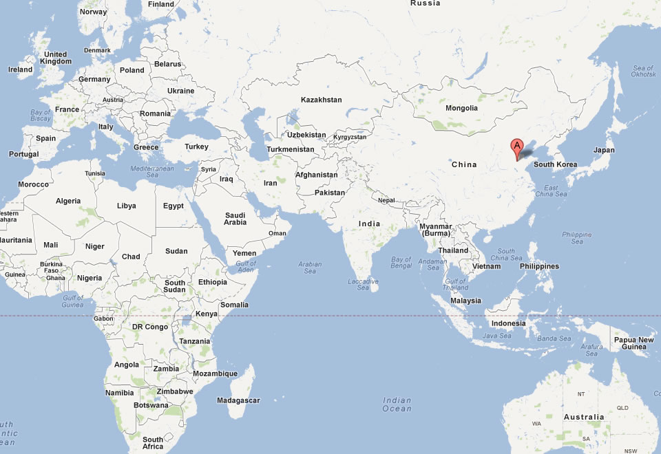 map of jinan world